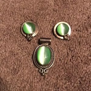 BOGO Green Tigers Eye Matching Set